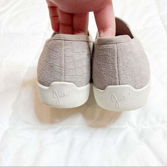 Joie Huxley Crocodile Suede Slip On Sneaker - Picture 8 of 13